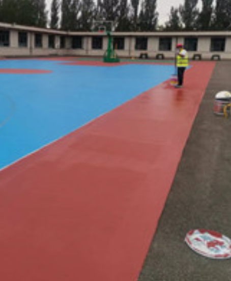 连云港旧篮球场地面改造翻新整改   